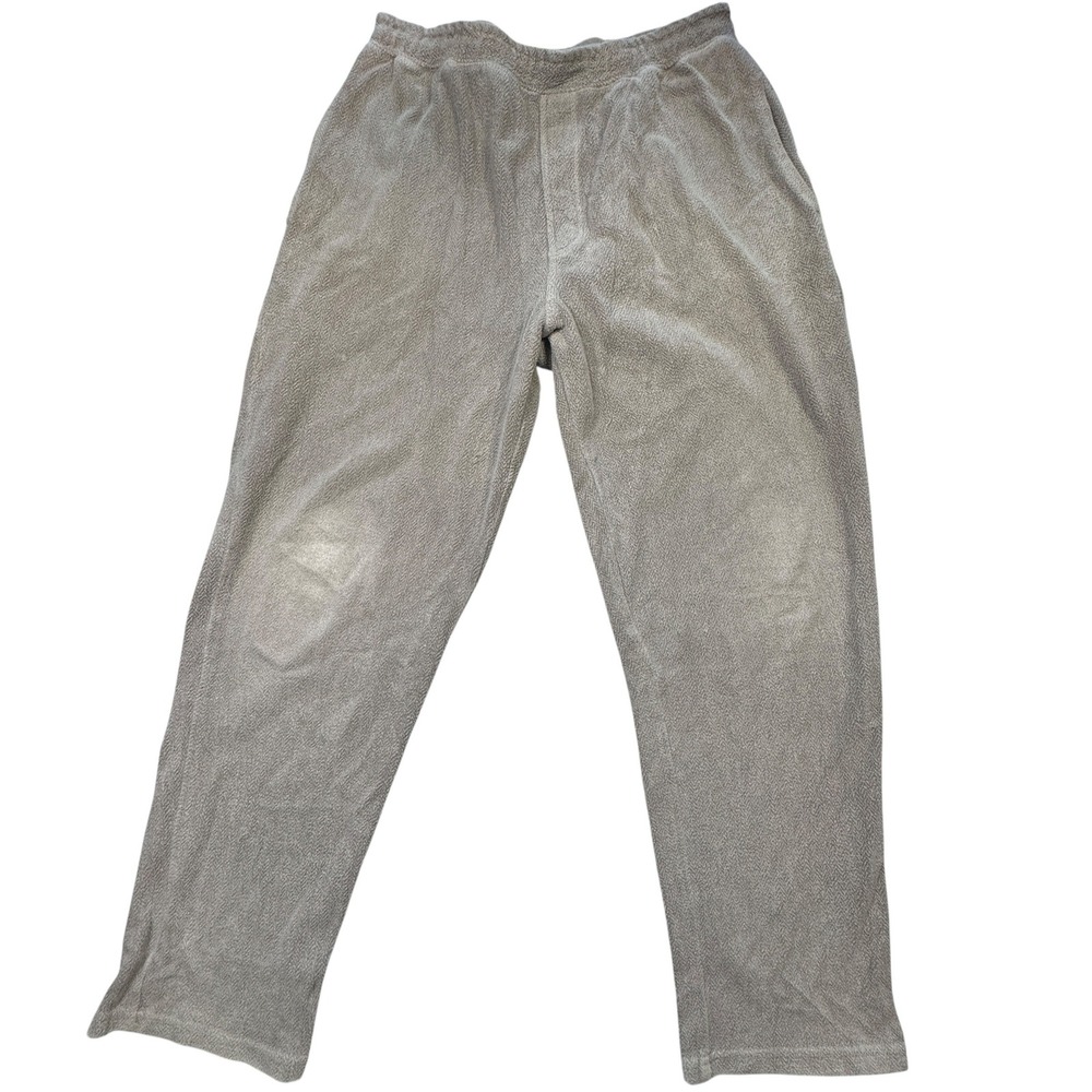 The Territory Ahead Lounge Pants Mens XL Tan Excellent Cotton Herringbone USA